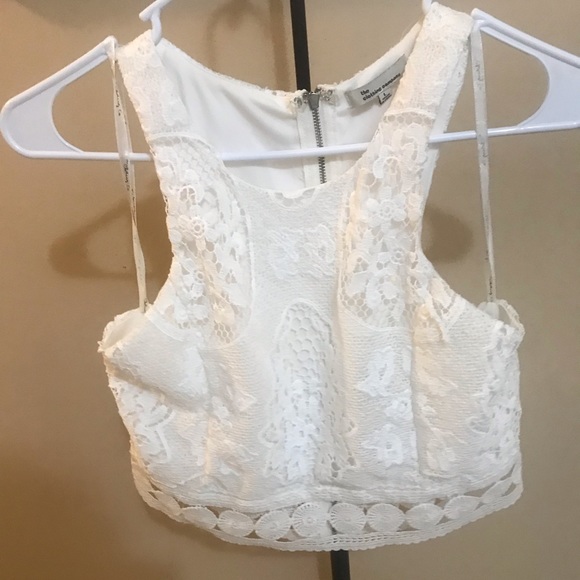 White 2 piece skirt set - Picture 1 of 6